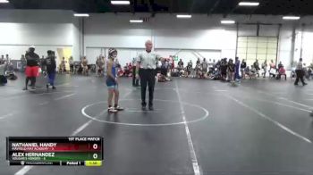 84 lbs Finals (2 Team) - Alex Hernandez, Vougar`s Honors vs Nathaniel Handy, Mayfield Mat Academy