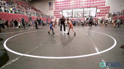52 lbs Round Of 16 - Crew Doty, Lexington Wrestling Club vs Larry Morgan, Choctaw Ironman