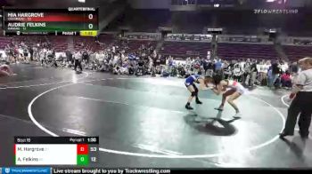 G-75 lbs Quarters & 1st Wb (16 Team) - Audrie Felkins, Kansas vs Mia Hargrove, Colorado