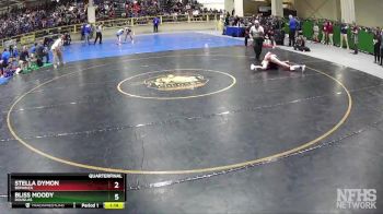 120 lbs Quarterfinal - Bliss Moody, Douglas vs Stella Dymon, Bonanza