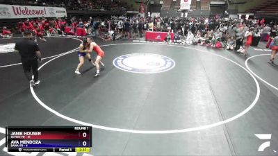 130 lbs Round 1 (16 Team) - Janie Houser, SCVWA-FR vs Ava Mendoza, BAWA-FR