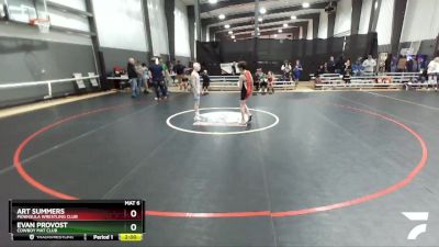 83-87 lbs Cons. Round 1 - Art Summers, Peninsula Wrestling Club vs Evan Provost, Cowboy Mat Club