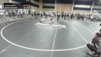 90 lbs Round Of 32 - Lucas Slocum, Stout Wrestling Academy vs Landen Fortunato, Threshold WC