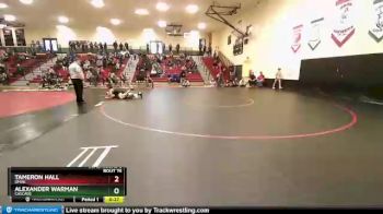 113 lbs Cons. Round 3 - Alexander Warman, Cascade vs Tameron Hall, Omak