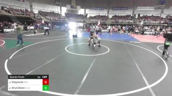 81 lbs Quarterfinal - Jaxson Stepisnik, Ridge WC vs Jaxon Brynildson, High Kaliber