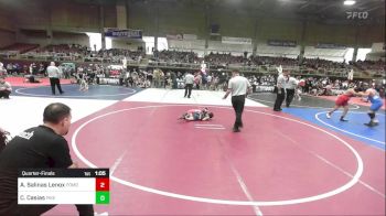 53 lbs Quarterfinal - Anthony Salinas Lenox, Pomona Elite WC vs Caylix Casias, Pikes Peak Warriors