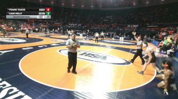 3A 165 lbs Quarterfinal - Liam Kelly, Chicago (Mt. Carmel) vs Frank Tagoe, Arlington Heights (Hersey)