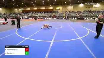 70 lbs 2nd Place - Ben Howenstein, Siouxland Wrestling Academy vs James Garcia, Nebraska Elite