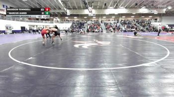 197 lbs Champ. Round 3 - Brandon Townsell, Arizona Christian University vs Marcus James, Georgetown (KY)