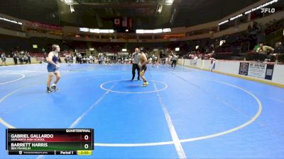 157 lbs Quarterfinal - Gabriel Gallardo, Sahuarita High School vs BARRETT HARRIS, Ben Franklin