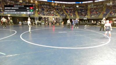 65 lbs Round Of 32 - Jeffrey Swanick, Wallenpaupack vs Chase Boyer, Elizabeth Forward