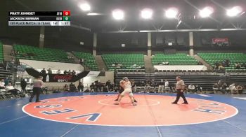 287 lbs 1st Place Match (16 Team) - Pratt Johnsey, Athens High School vs Jackson Serman, Gulf Shores