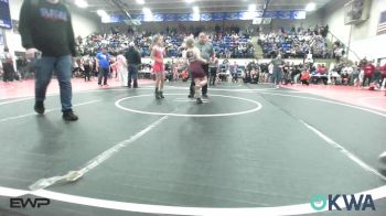 75 lbs Rr Rnd 2 - Audrey Lemings, Eufaula Ironheads Wrestling Club vs Ollie Siegel, Raw Wrestling Club