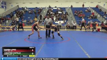 125 lbs Semis & 1st Wrestleback (8 Team) - Damien Lopez, Santa Ana vs Christian Castillo, Victor Valley