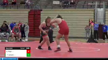 285 lbs 1st Place Match - Tyler Schott, Center Grove vs Anthony Popi, Plymouth