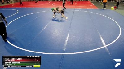 115 lbs Placement (4 Team) - Noah Nicholson, Stillwater vs Devon Schmidt, Paynesville