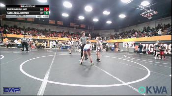 85 lbs Rr Rnd 3 - Emersyn Rylant, Norman Grappling Club vs Kataleena Carter, HBT Grapplers