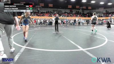 115 lbs Consolation - Emma Watson, Newcastle Youth Wrestling vs Kabella Fincher, Plainview Youth Wrestling Club