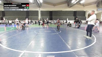 89 lbs Rr Rnd 8 - Julian Mccrimon, Warhawks Wrestling Black vs Colton Louderback, Kraken Revival