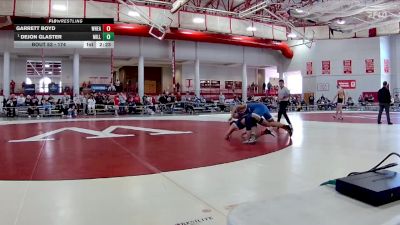174 lbs Champ. Round 1 - Dejon Glaster, Millikin vs Garrett Boyd, Wheaton (il)