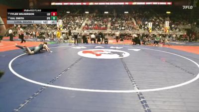 3A-120 lbs Cons. Round 1 - Tyler Wilkerson, Lovell vs Kal Smith, Burns/Pine Bluffs