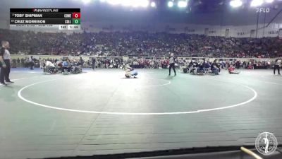 B5A-138 lbs Quarterfinal - Cruz Morrison, Collinsville vs Toby Shipman, Coweta