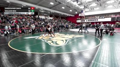 285 lbs Cons. Round 4 - Christopher Smith, Clayton Valley School vs Wallace Moa, Tennyson