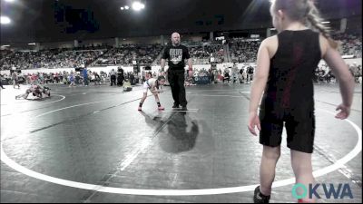 55 lbs Consi Of 8 #2 - Avaline Shouse, Morrison Takedown Club vs Kamrei Downing, Berryhill Wrestling Club