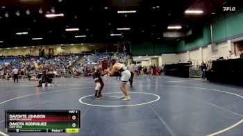 215 lbs Champ. Round 1 - Dakota Rodriguez, Cape Fear vs Davonte Johnson, Newton Conover
