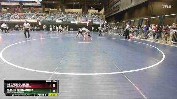 174 lbs Cons. Round 3 - 9 Alex Hernandez, Southern Oregon vs 16 Cade Gubler, Montana State-Northern