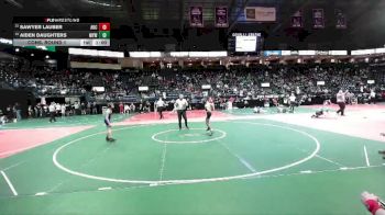 95 lbs Cons. Round 1 - Aiden Daughters, MYW1 vs Sawyer Lauber, ARC3