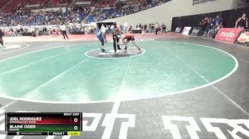 2A/1A-132 3rd Place Match - Joel Rodriguez, Bonanza/Lost River vs Blaine Ogier, Knappa