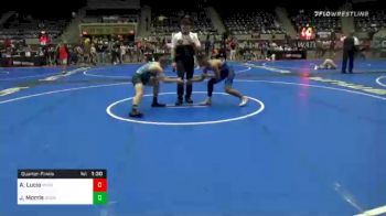 125 lbs Quarterfinal - Aaron Lucio, Michigan West vs Joseph Morris, Roundtree Wrestling Academy