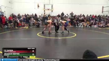 Round 3 - Ty Tatroe, Waverly-Shell Rock vs Brandon Benter, Oelwein