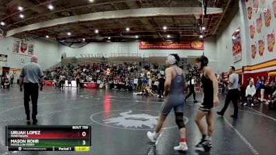 132 lbs Semifinal - Mason Rohr, Massillon Perry vs Urijah Lopez, Perrysburg