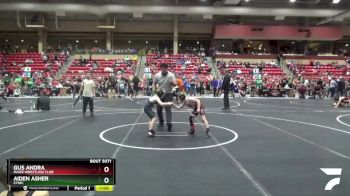 61 lbs Semifinal - Gus Andra, Maize Wrestling Club vs Aiden Asher, CYWC