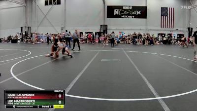 144 lbs Round 2 (8 Team) - Leo Mastroberti, Prime Wrestling Gold vs Gabe Salsimandi, South Side WC Blue