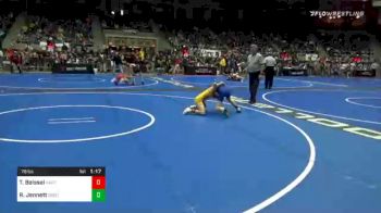 76 lbs Prelims - Trey Beissel, Hastings WC vs Rush Jennett, Sebolt Wrestling Academy