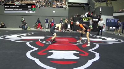 140 lbs Consi Of 16 #2 - Aldo Rodriguez, Woodlake vs Benjamin Alvarado, Clovis East