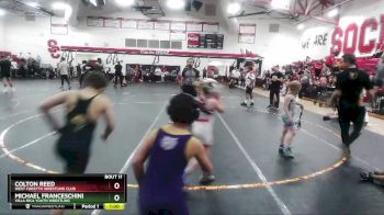 85-90 lbs Round 1 - Colton Reed, West Forsyth Wrestling Club vs Michael Franceschini, Villa Rica Youth Wrestling