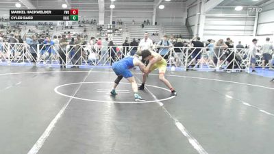 145 lbs Rr Rnd 1 - Markel Hackwelder, Freakztyle Black - HSB vs Cyler Baer, BlueWave - HSB