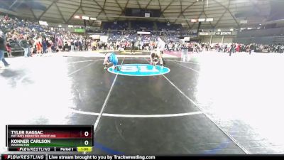 70 lbs Cons. Round 2 - Tyler Ragsac, Mat Rats Rebooted Wrestling vs Konner Carlson, Washington