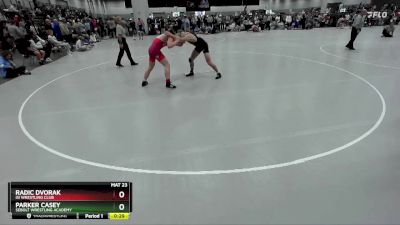 157 lbs Cons. Semi - Radic Dvorak, ISI Wrestling Club vs Parker Casey, Sebolt Wrestling Academy