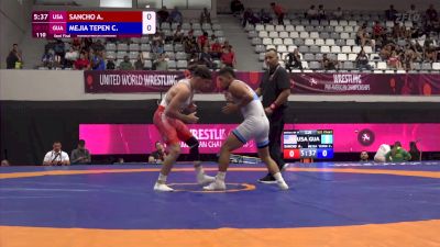 72 kg Semifinal - Alejandro Sancho, USA vs Cristian Mejia, GUA