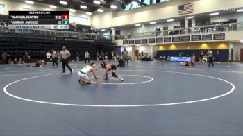 125 lbs 1st Place Match - Manuel Martir, Mt. San Antonio College vs Adrian Jimenez, Cerritos College