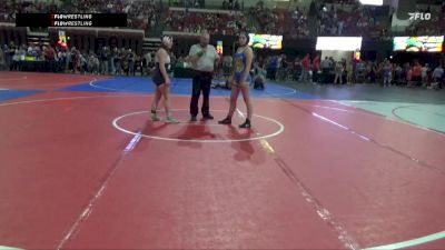 137 lbs Quarterfinal - Adrianna Carpenter, Conrad Wrestling Club vs Alexius Harms, Miles City Wrestling Club