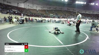 49 lbs Semifinal - Moxyn Wade, Lions Wrestling Academy vs Gauge Huffman, Vinita Kids Wrestling