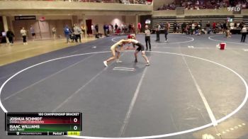 160 Championship Bracket Cons. Round 3 - Isaac Williams, Scott West vs Joshua Schmidt, Chaska-Chan Stormhawks