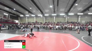 156 lbs Consi Of 8 #2 - Quentin Bergant, Mat Burners WC vs Gavin Sullivan, No Team