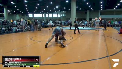 190 lbs Round 2 (6 Team) - Rex Richardson, Guerilla WC vs Brandon Denson, East Alabama Wrestling Team